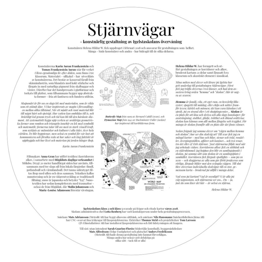 Stjärnvägar skylt, förlaga